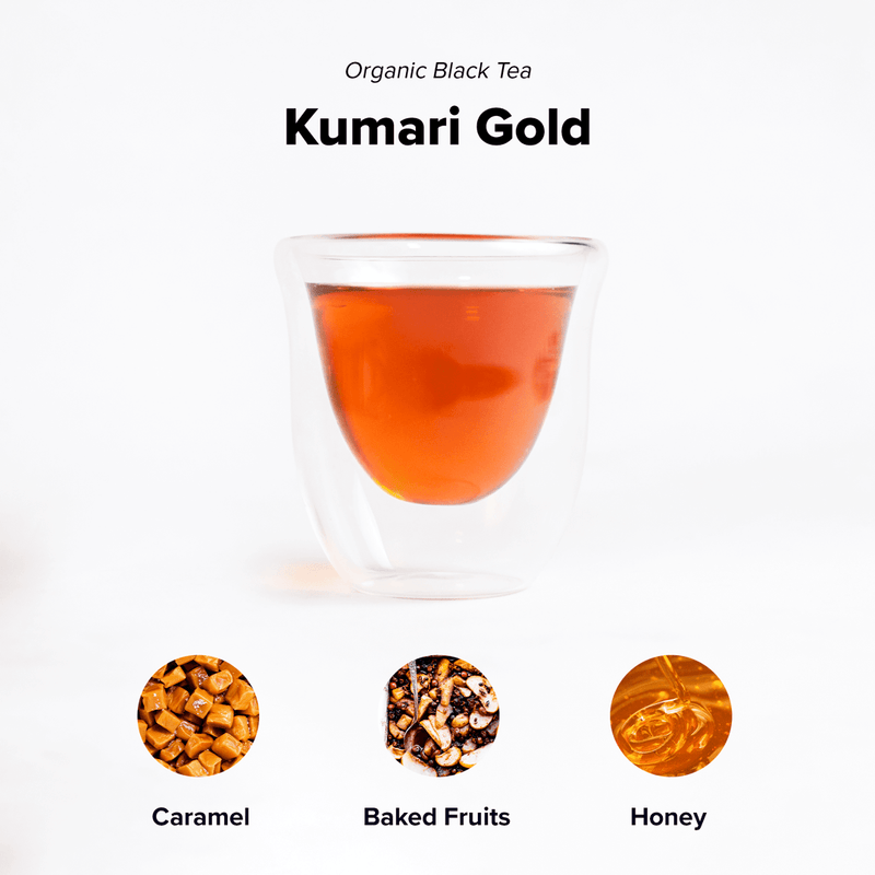 Kumari Gold | Set of 12 Bamboo Pouches