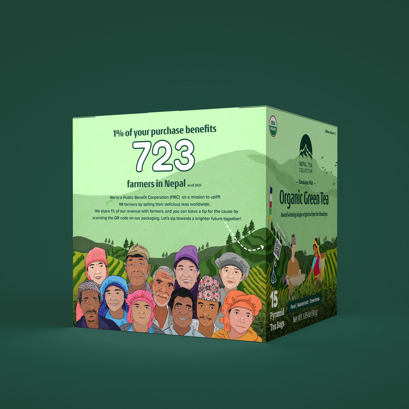 Himalayan Mist (Organic Green Tea) - Tea Bags (Set of 6)  | Wholesale