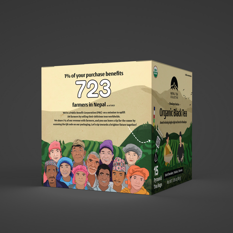 Himalayan Sunrise (Organic Black Tea) - Tea Bags (Set of 6) | Wholesale